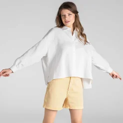 Histoire Vraie De Beline | Chemisier En Crepon