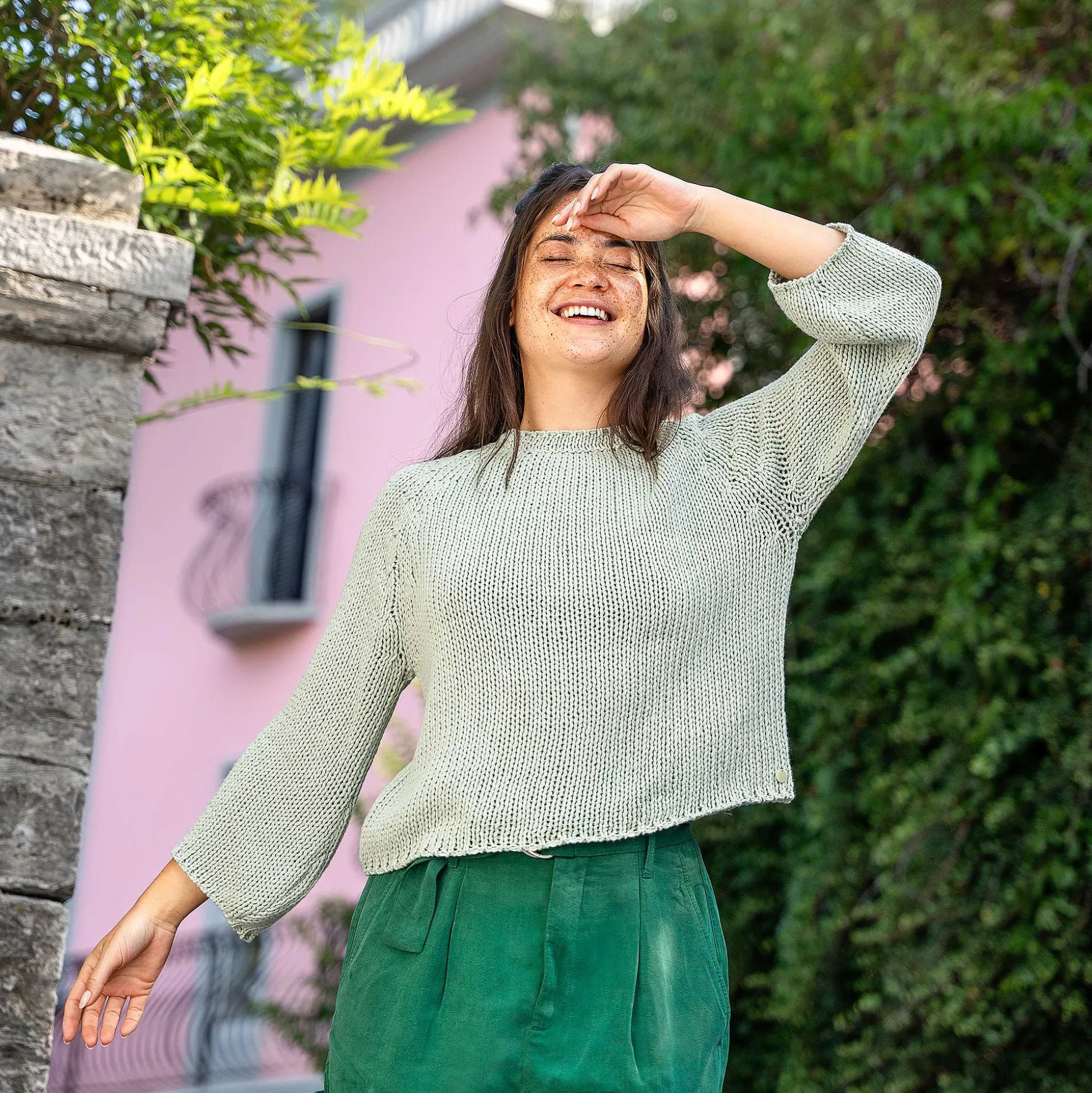 Ricarda | Chandail, Manches 3/4